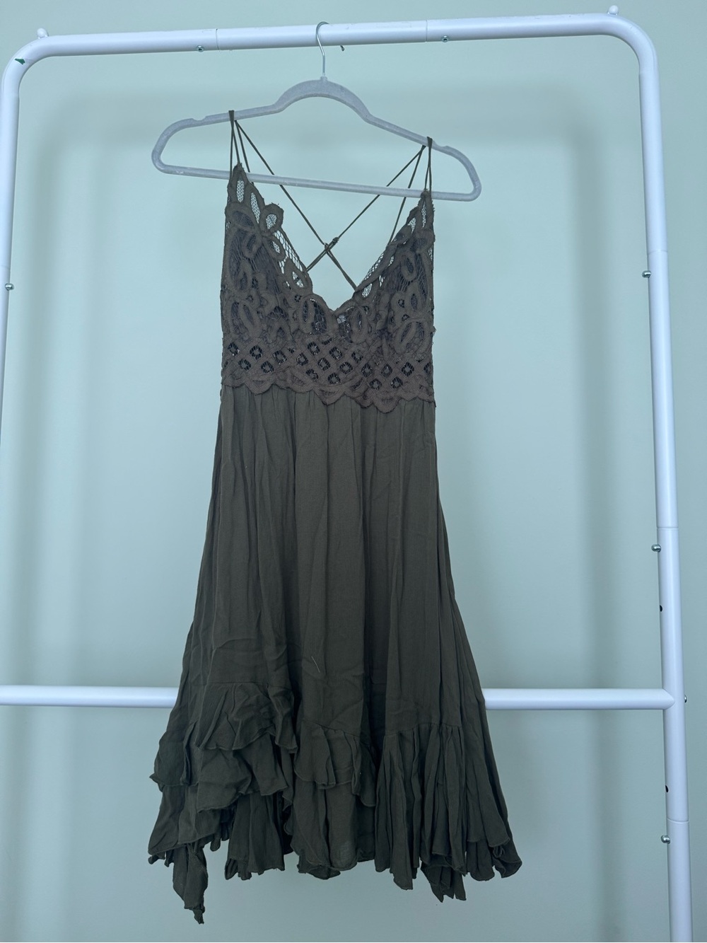 Green Free People Dress